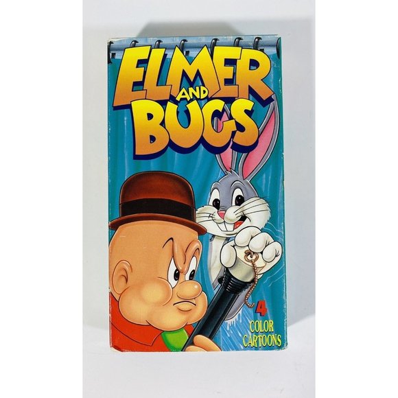 Other - Elmer And Bugs Elmer Fudd & Bugs Bunny VHS Video Tape 1991 Animated Warner Bros